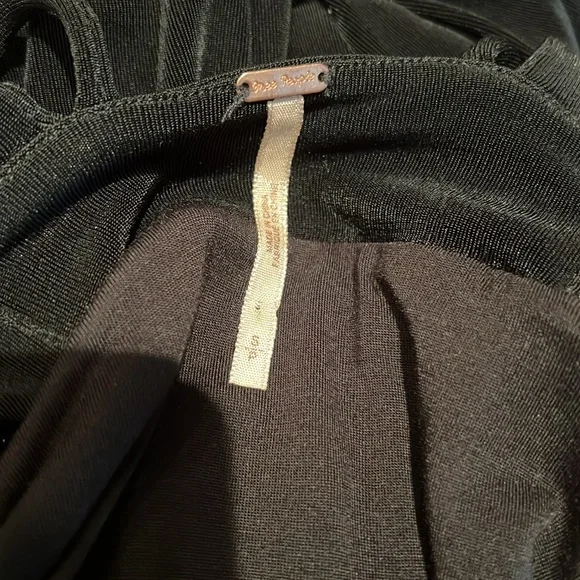 Free People Black Stretch Maxi Dress - Picture 8 of 8